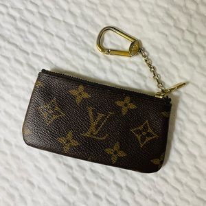 Gently loved Louis Vuitton Monogram Key Pouch
